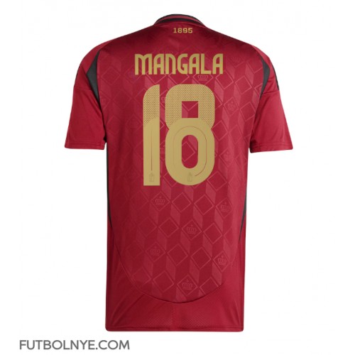 Camiseta Bélgica Orel Mangala #18 Primera Equipación Eurocopa 2024 manga corta